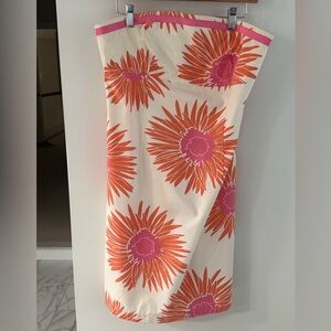 Fun and flirty strapless sundress